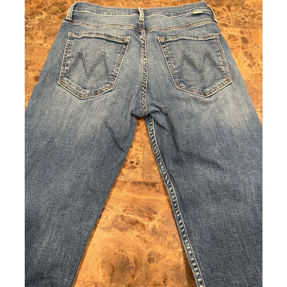 Mother The Mid Rise Rider Flood Jeans. - Picture 4 of 8
